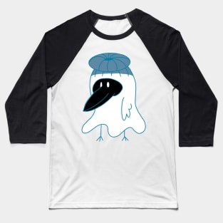 Little Ghost Crow Baseball T-Shirt